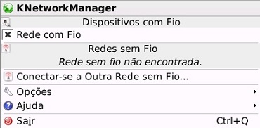 knetwork não encontrou sua rede